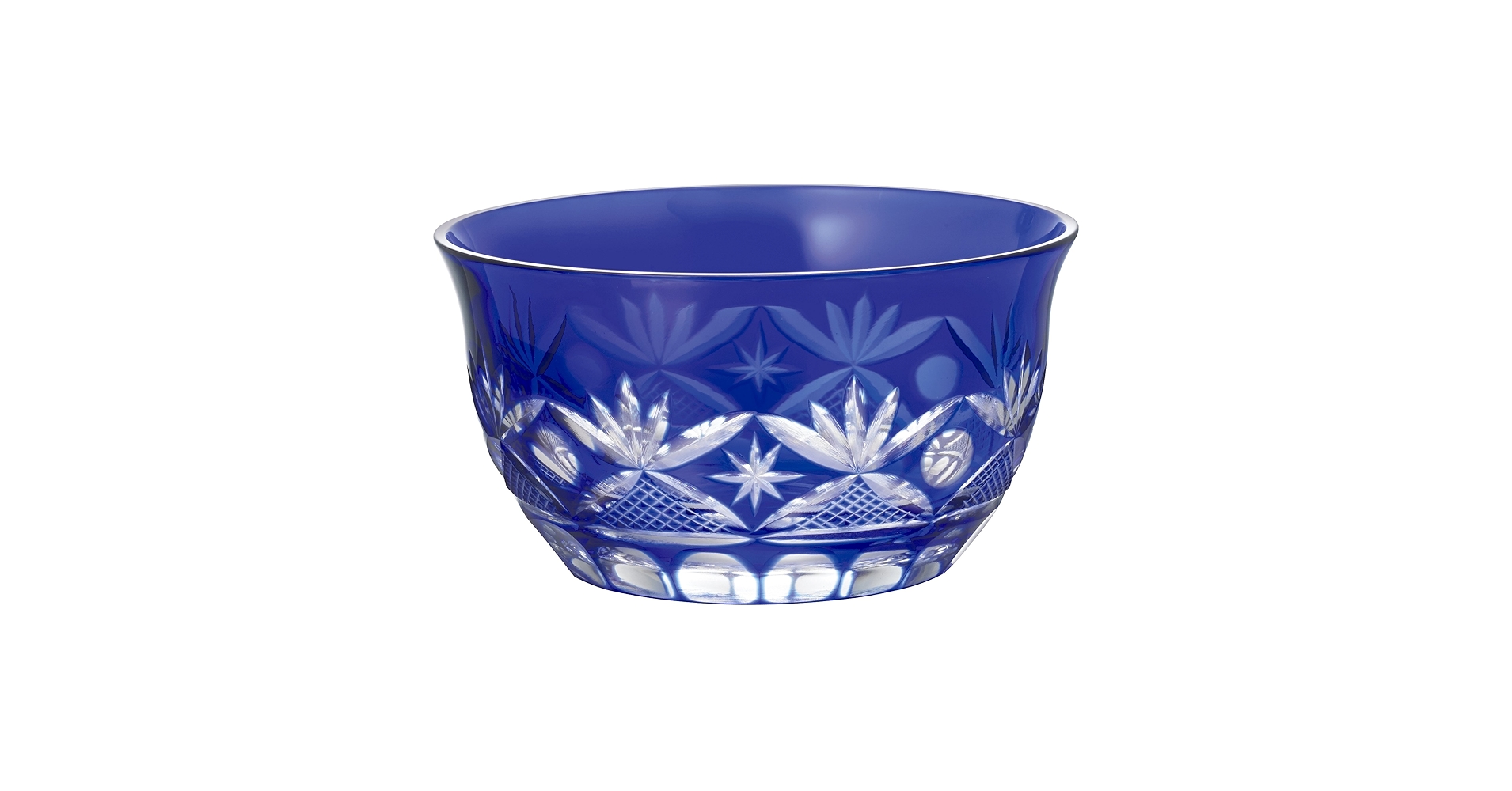 Amazon.co.jp: 切子ガラス 小鉢 (化粧箱入) ルリ 42H118